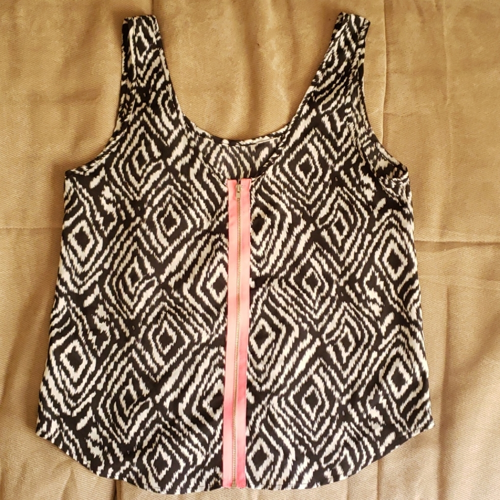 Zebra tank top